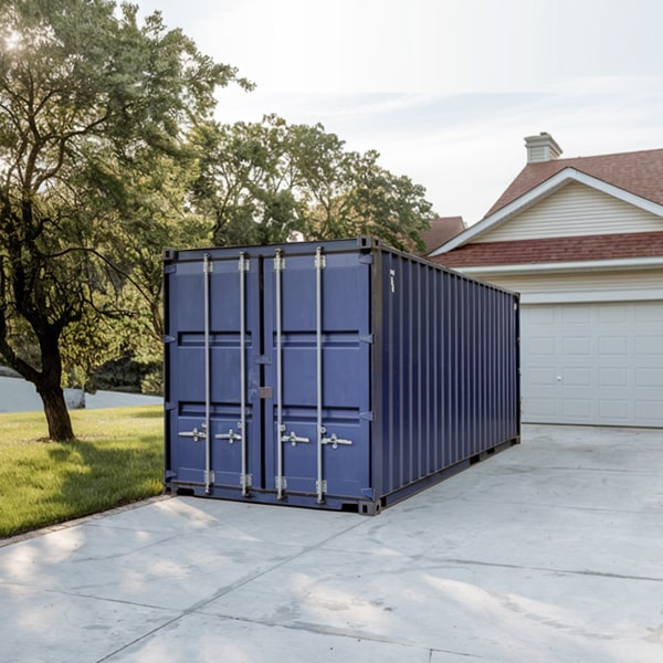 our residential storage containers come in various sizes to suit your needs
